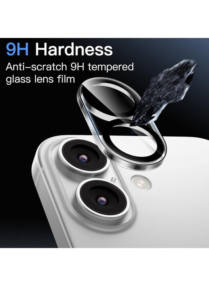 for iPhone 17 Tempered Glass Camera Protector, for iPhone 17 Air Camera Lens Protector, HD Camera Accessories, 9H Hardness Anti-Scratch Screen Cover, Case Friendl [Not Affect Night Shots] - Image 3